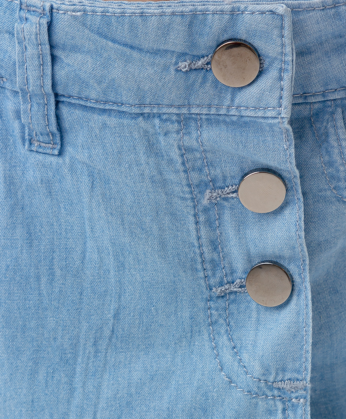 Юбка-шорты джинсовая голубая Button Blue