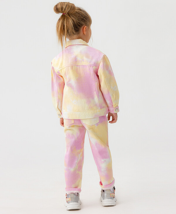 Джинсы mom fit разноцветные Button Blue