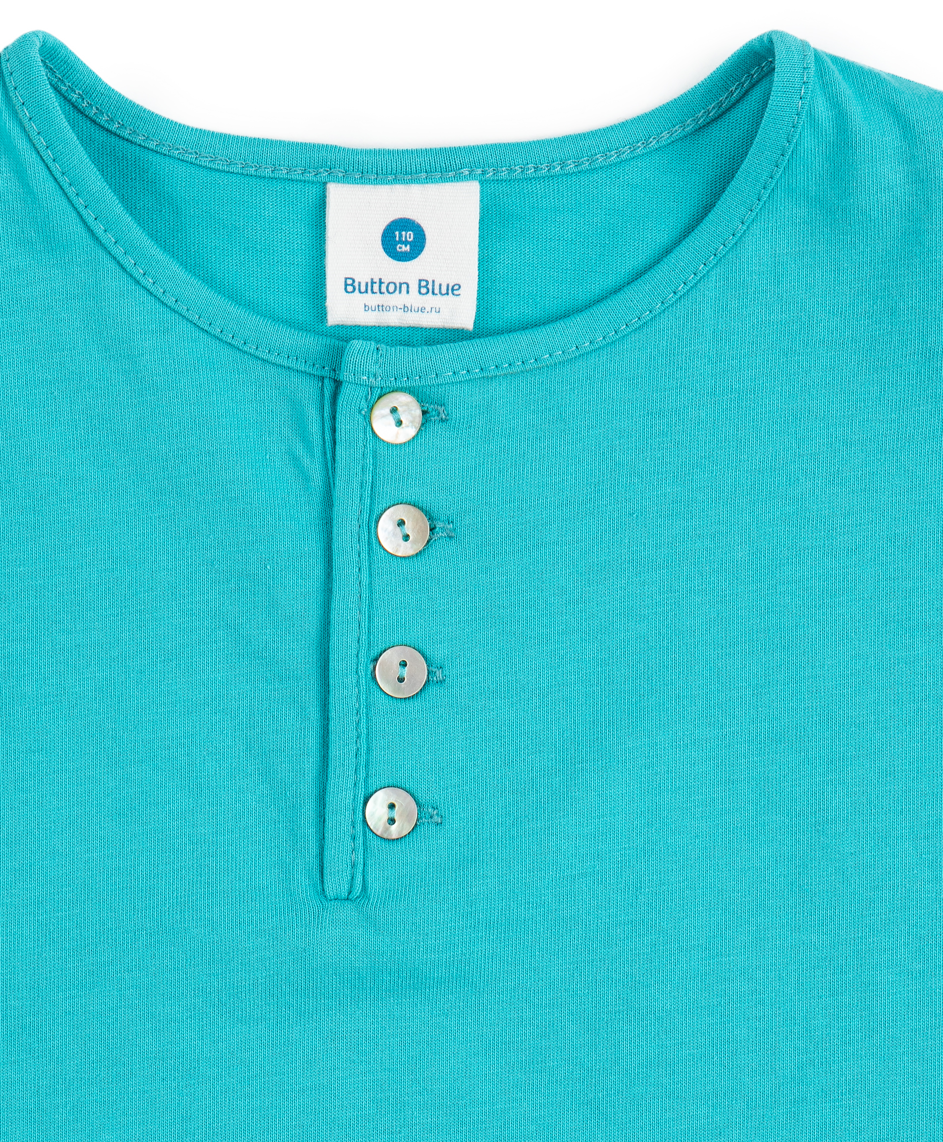 Футболка голубая для мальчика Button Blue