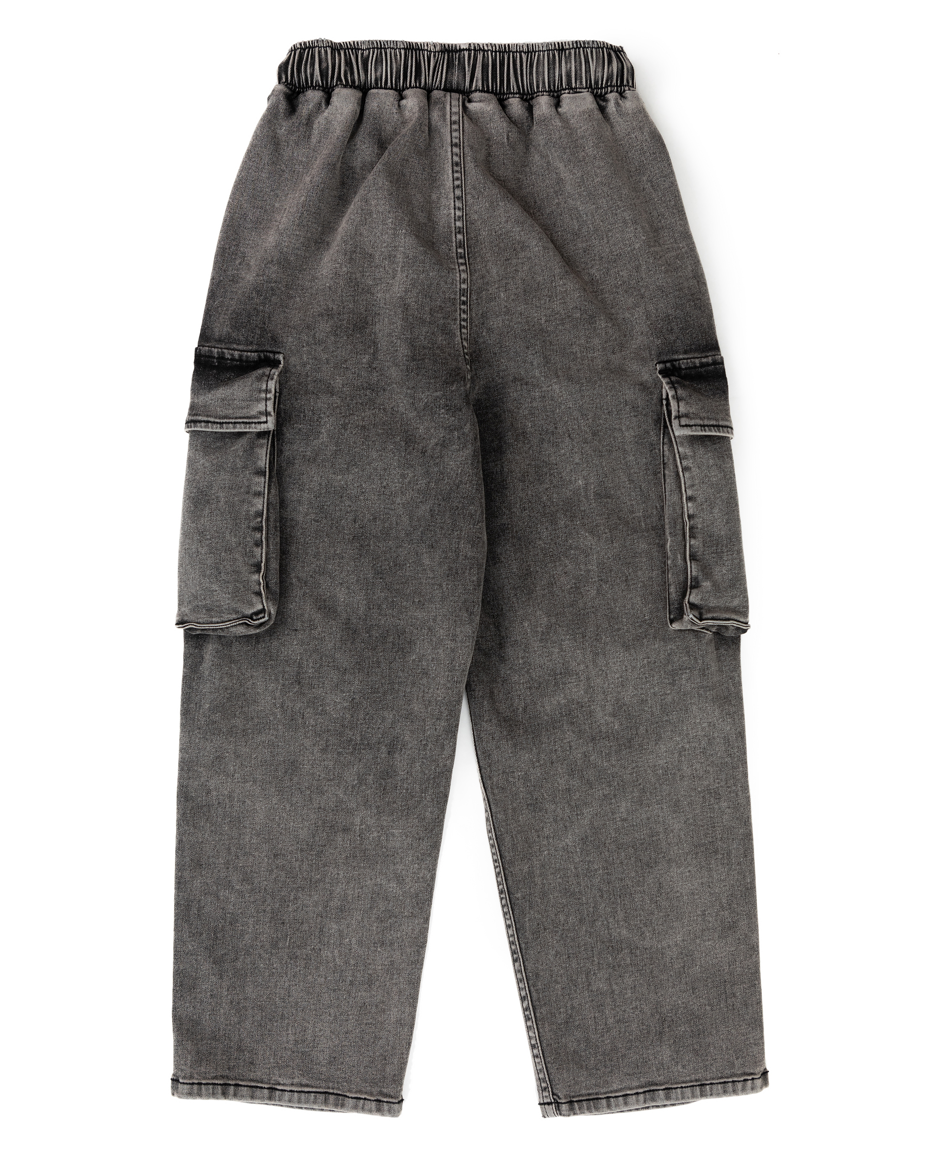 Джинсы-карго relaxed fit серые для мальчика Button Blue