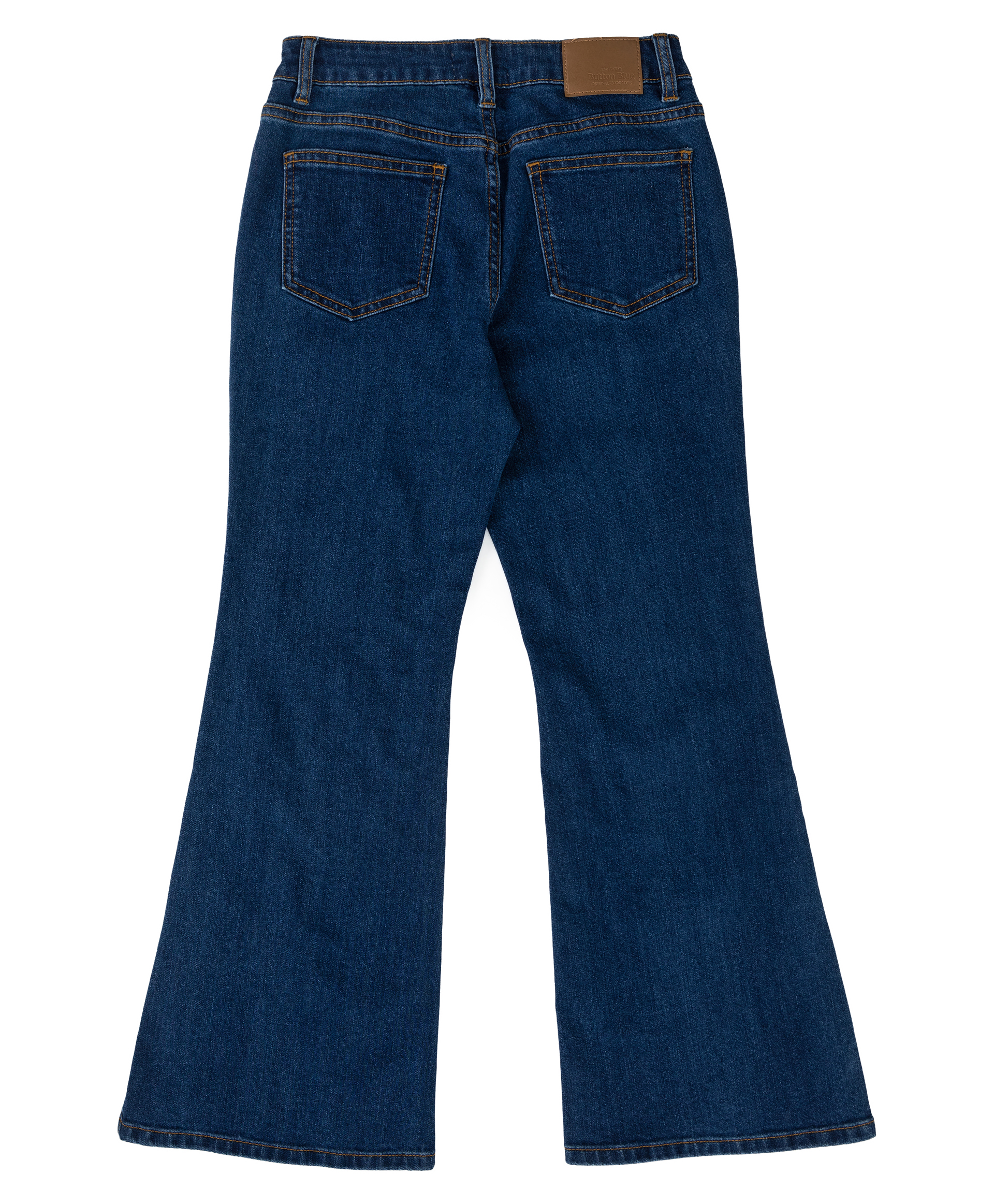 Джинсы bootcut fit синие для девочки Button Blue