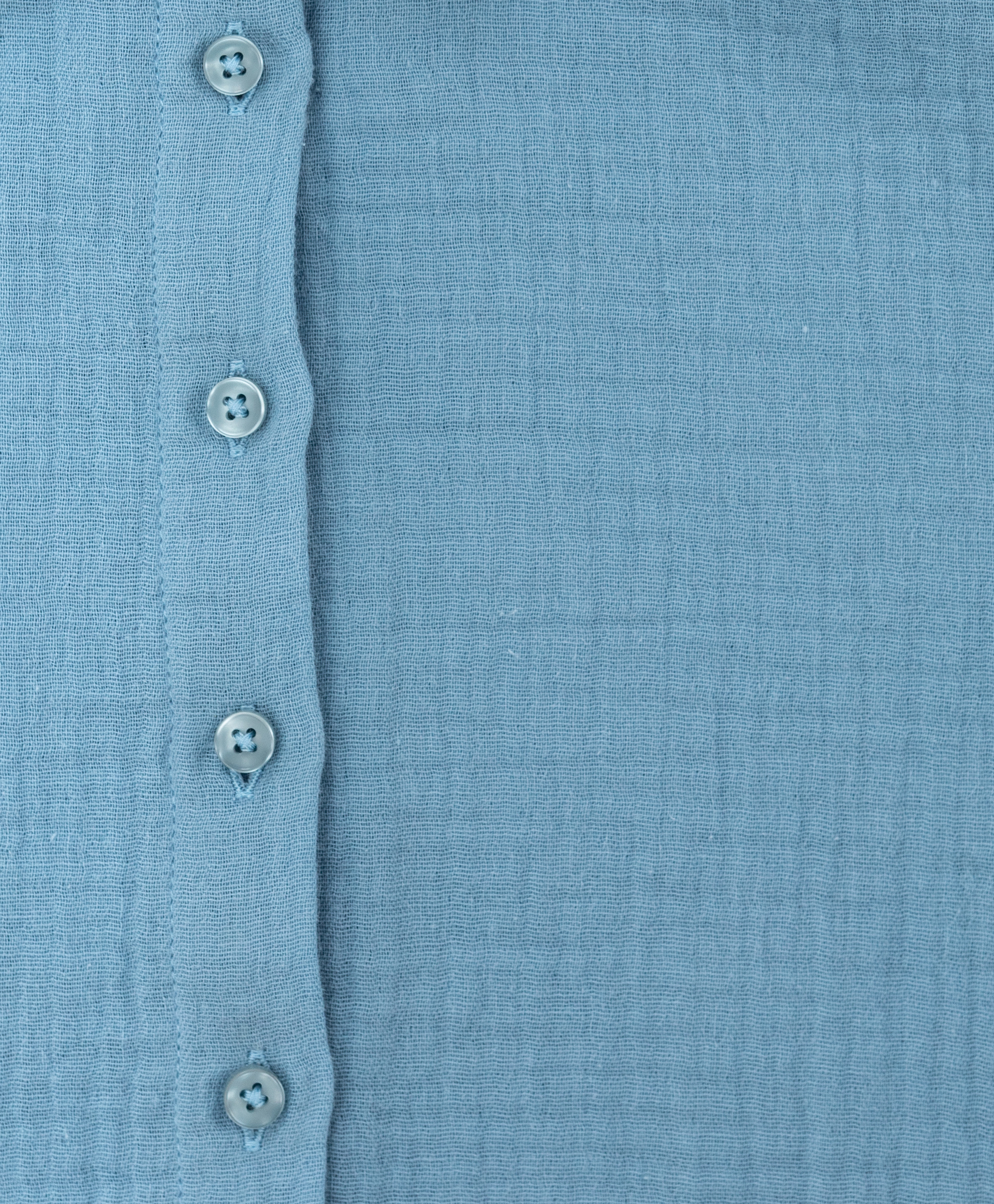 Рубашка с коротким рукавом голубая для девочки Button Blue