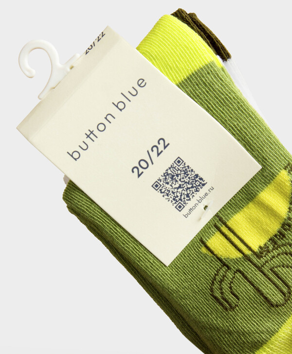 Носки высокие 2 пары для мальчика Button Blue