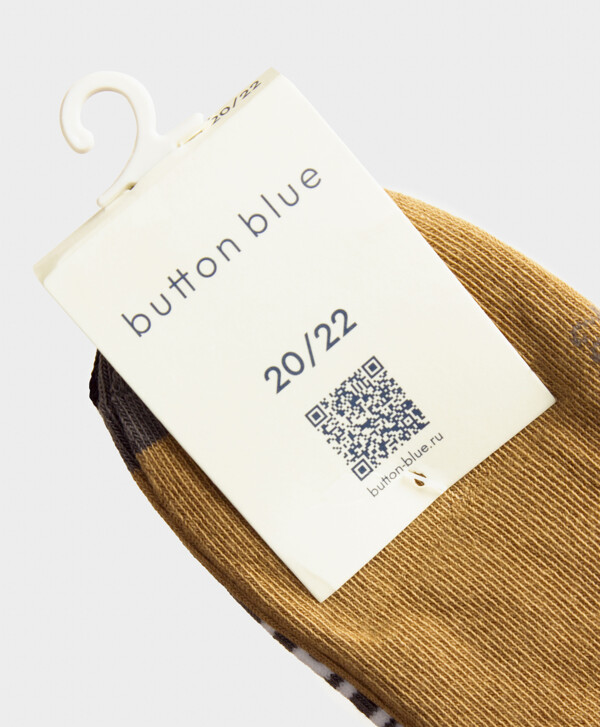 Носки короткие следки 2 пары для мальчика Button Blue