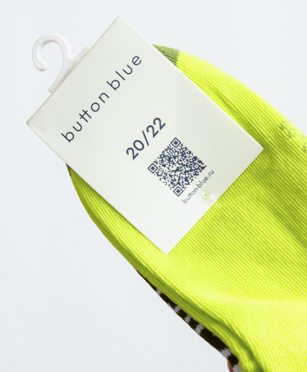 Носки короткие следки 2 пары для мальчика Button Blue