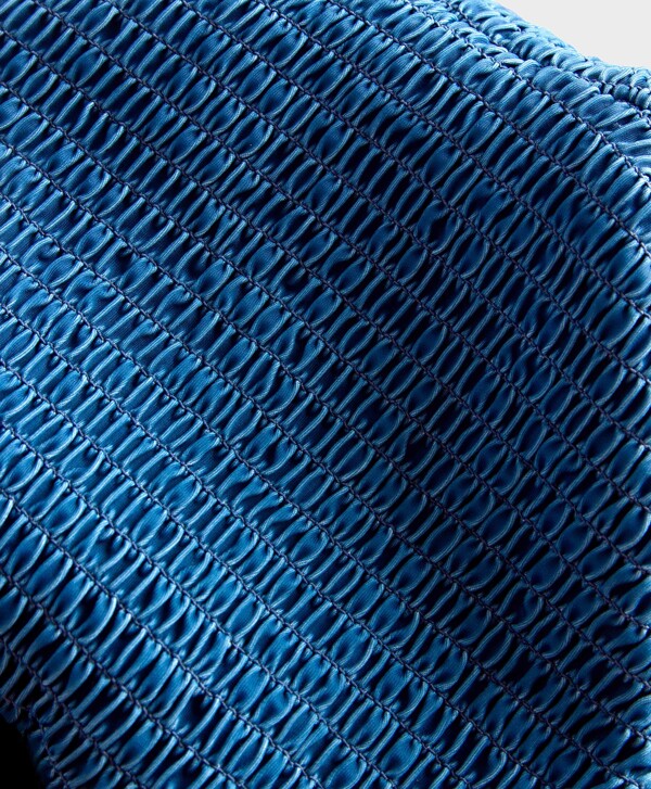 Купальник раздельный с бретелями на завязках для девочки синий Button Blue