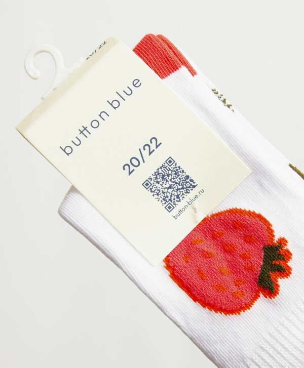 Носки высокие 2 пары для девочки Button Blue