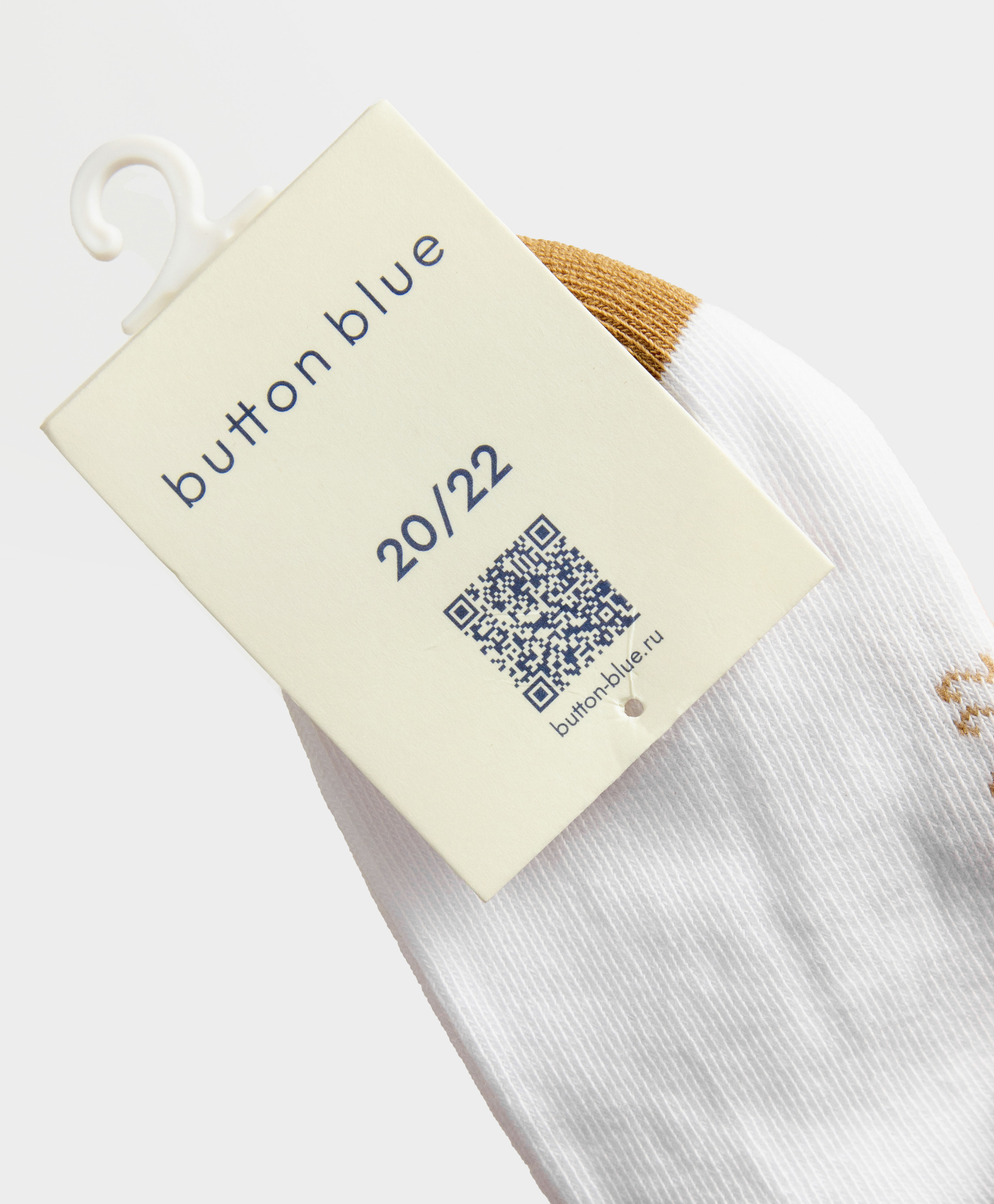 Носки короткие 2 пары для девочки Button Blue