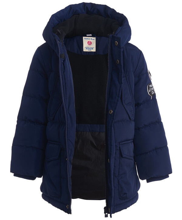 Синяя зимняя куртка Button Blue