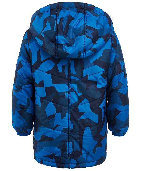 Синее демисезонное пальто Button Blue
