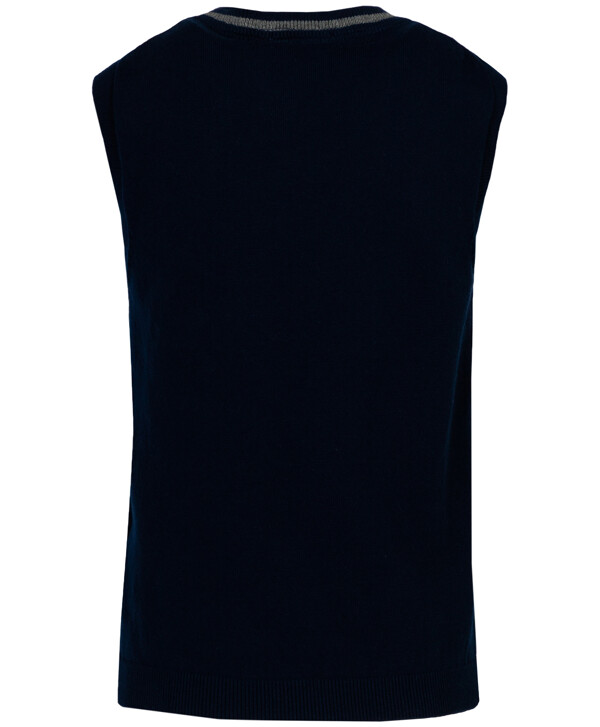 Синий трикотажный жилет Button Blue
