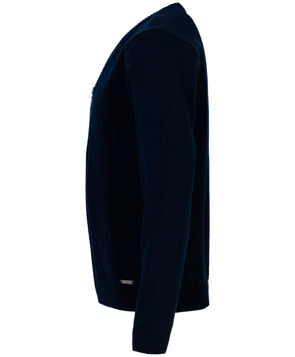 Синий трикотажный кардиган Button Blue