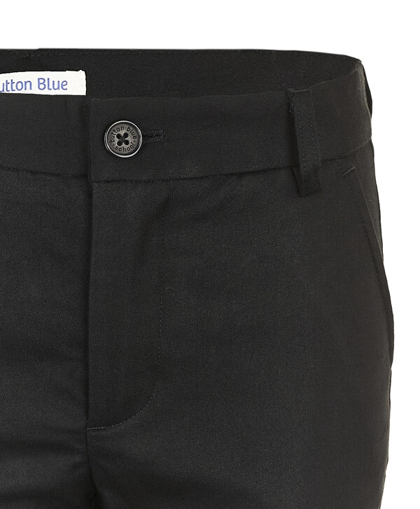 Черные классические брюки Button Blue