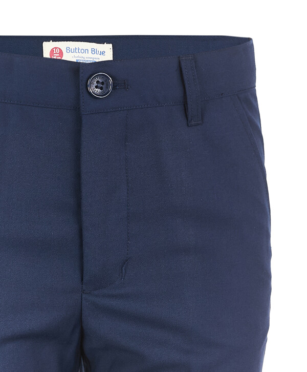 Синие классические брюки Button Blue