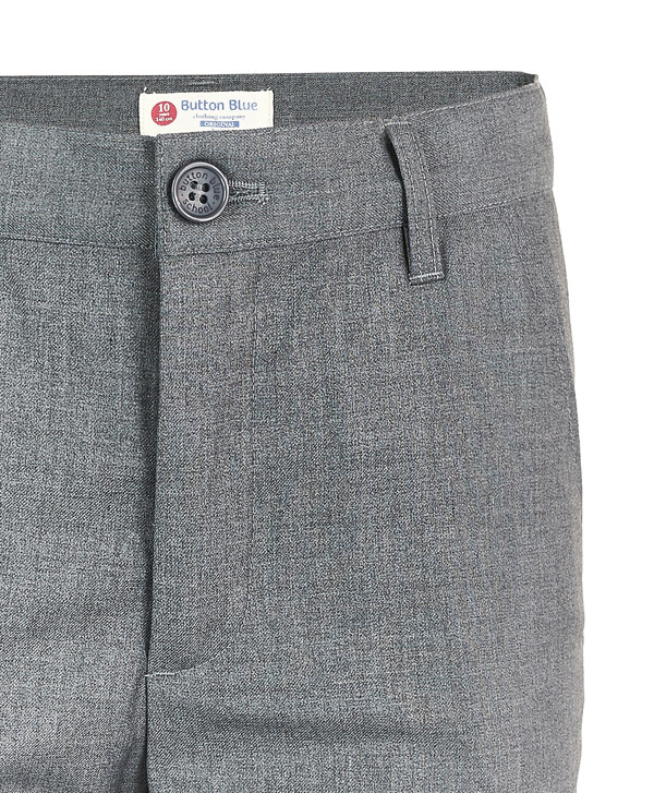 Серые брюки Slim Button Blue