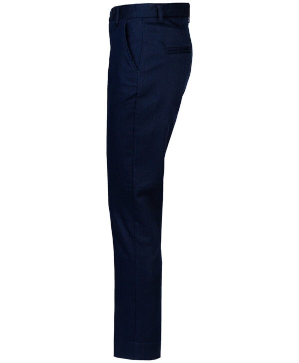 Синие брюки Slim Button Blue