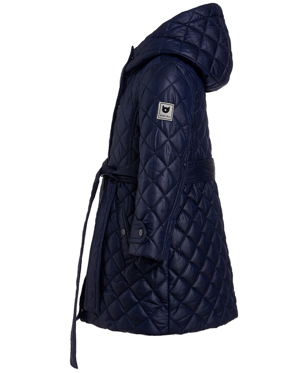Синее демисезонное полупальто Button Blue