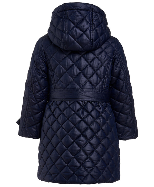 Синее демисезонное полупальто Button Blue