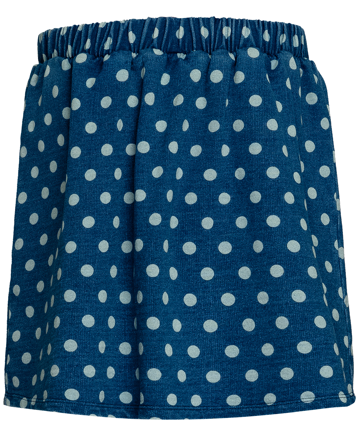 Синяя юбка в горошек Button Blue