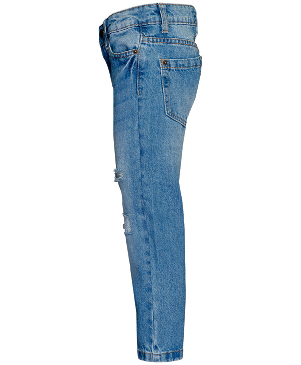 Голубые джинсы Boyfriend Button Blue