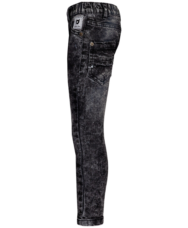Черные джинсы Slim Fit на резинке Button Blue