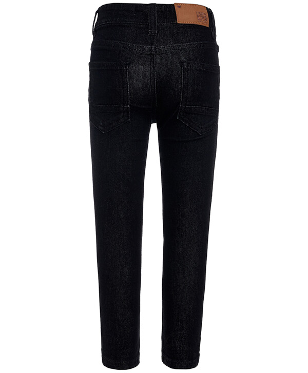 Черные джинсы Regular Fit Button Blue