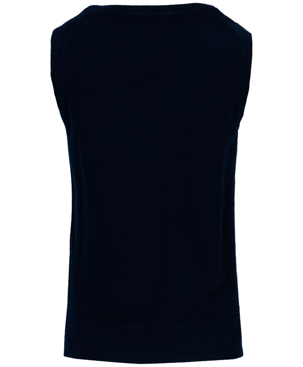 Синий трикотажный жилет Button Blue
