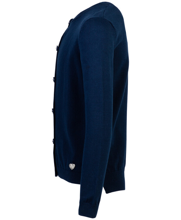 Синий трикотажный кардиган Button Blue