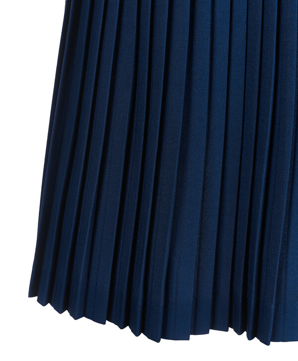 Синяя плиссированная юбка Button Blue