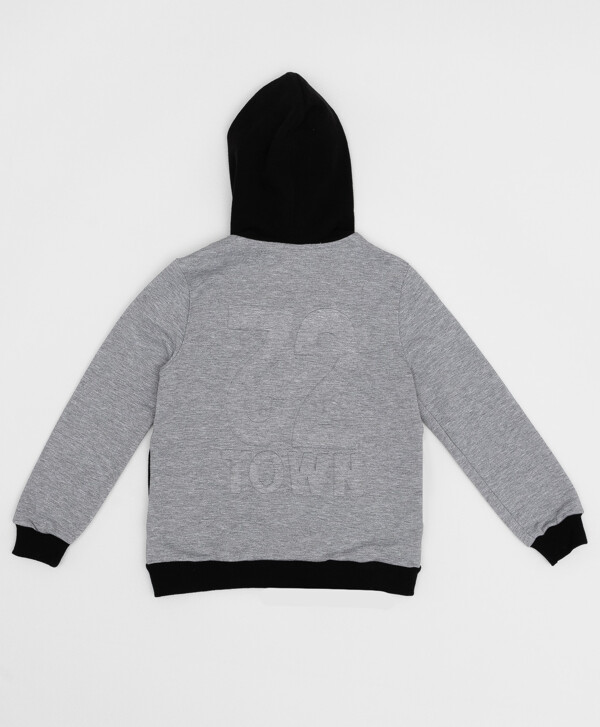 Серая толстовка Button Blue