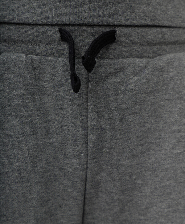 Серые брюки из футера Button Blue
