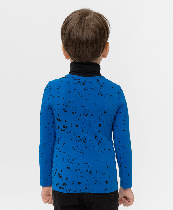 Синяя водолазка Button Blue