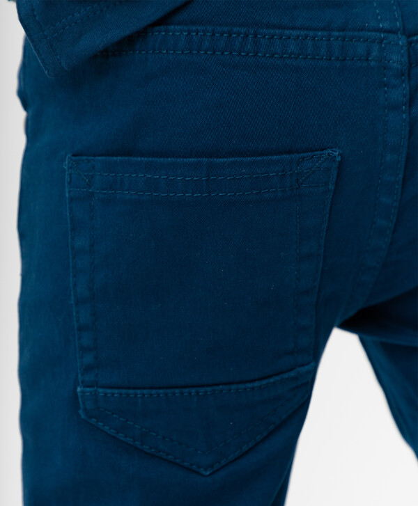 Синие твиловые брюки Button Blue