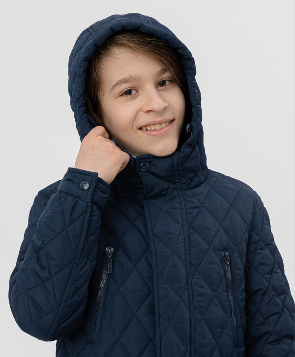 Синяя куртка Button Blue