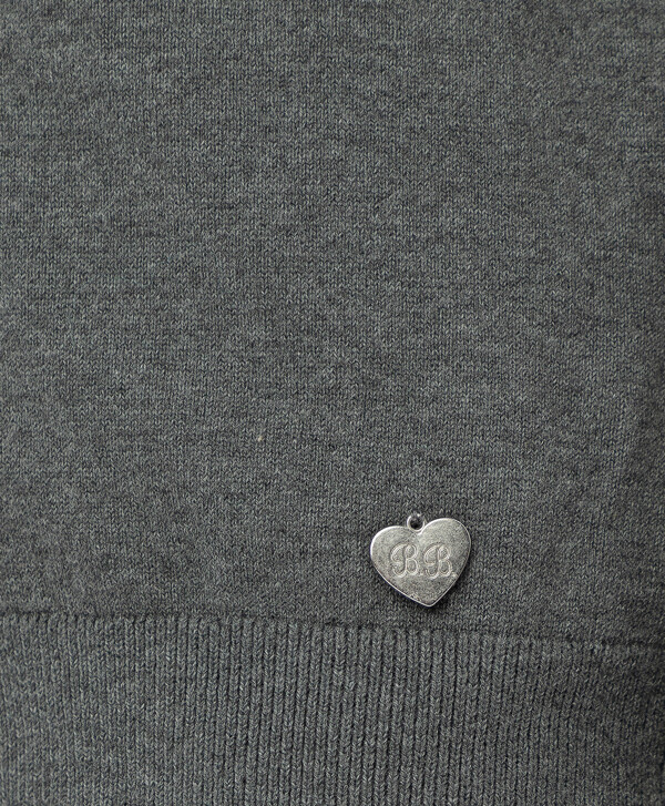 Серый тонкий кардиган Button Blue