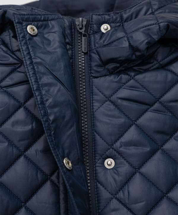 Синее пальто Button Blue