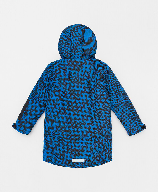 Полупальто зимнее синее Button Blue