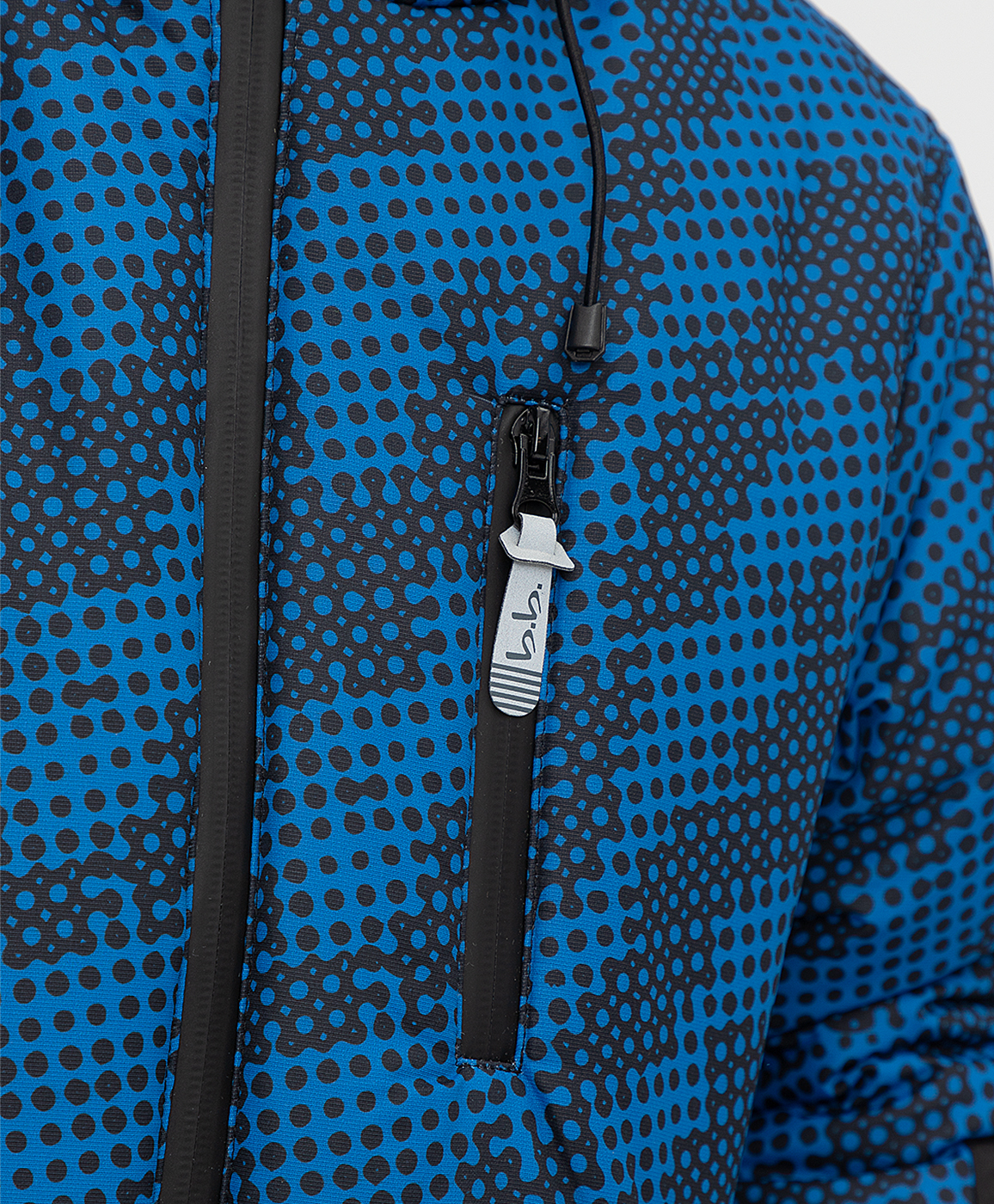 Полупальто зимнее синее Button Blue