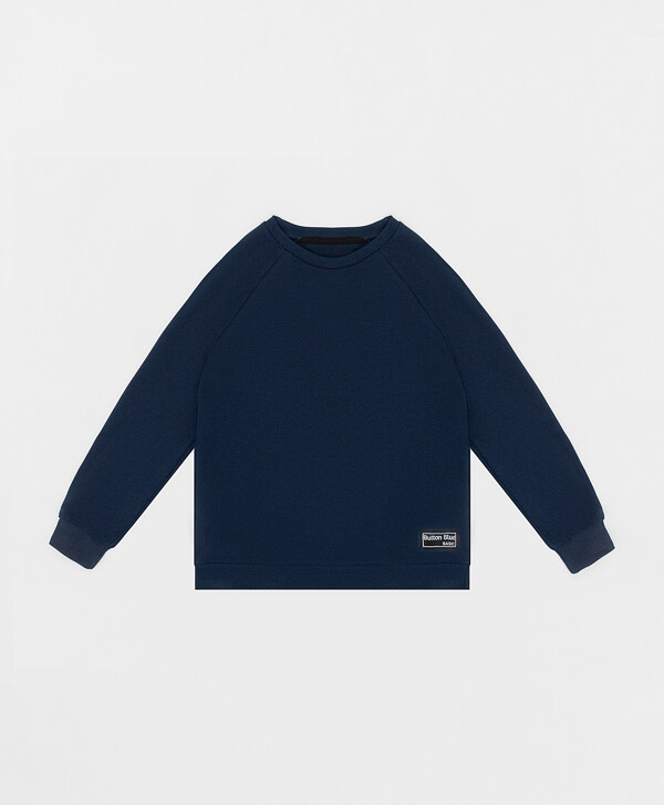 Футболка с длинным рукавом синяя Button Blue
