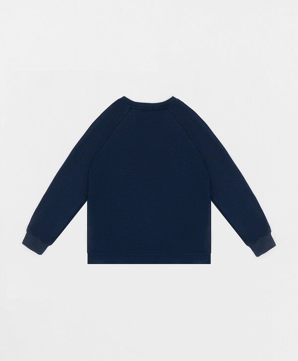 Футболка с длинным рукавом синяя Button Blue