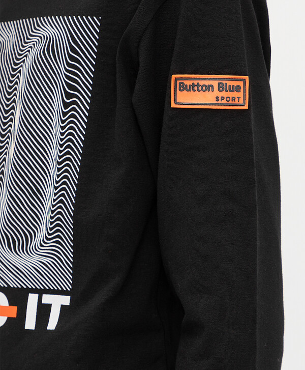 Футболка с длинным рукавом Button Blue