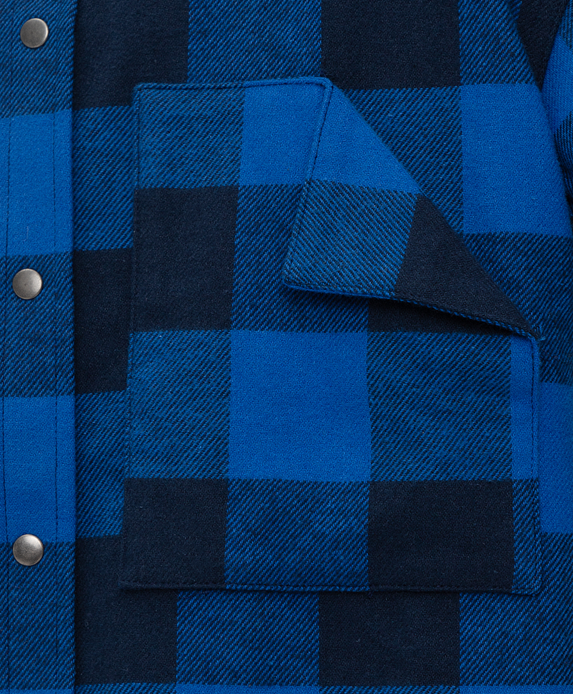 Фланелевая рубашка Button Blue