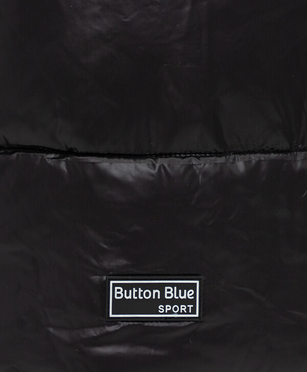 Полупальто демисезонное с капюшоном Button Blue