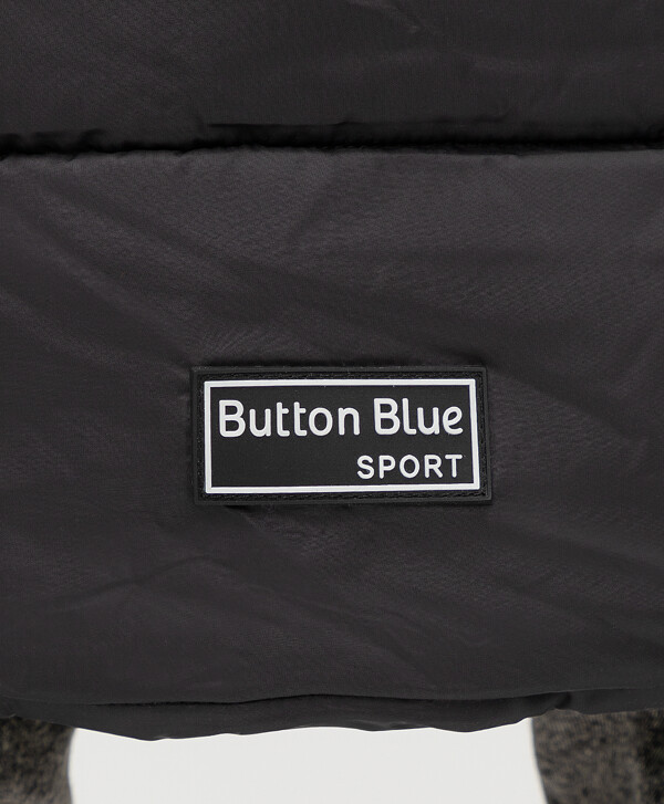 Полупальто зимнее с капюшоном Button Blue