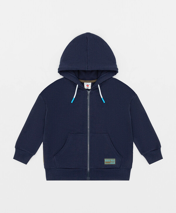 Худи с капюшоном Button Blue