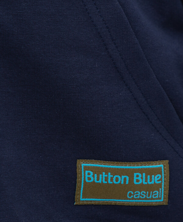 Худи с капюшоном Button Blue