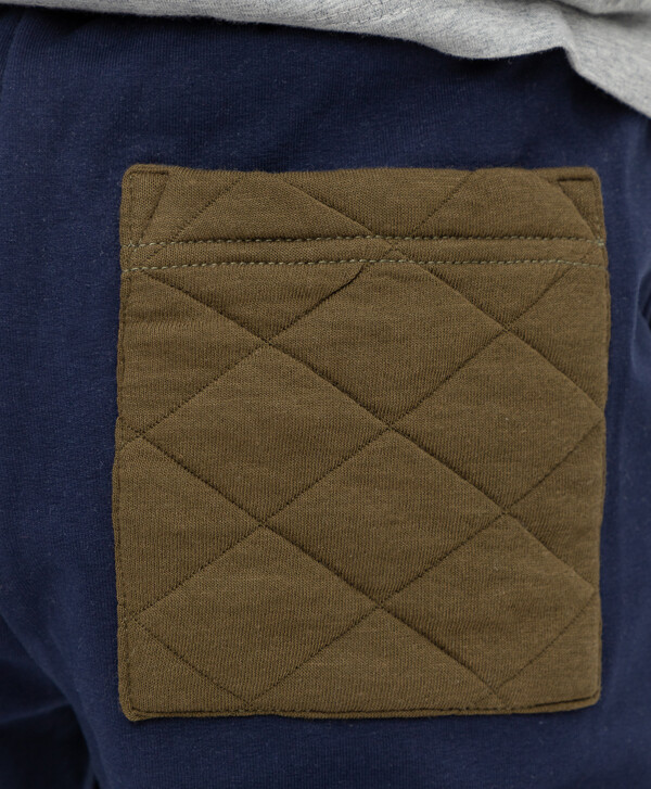 Брюки синие с карманом Button Blue