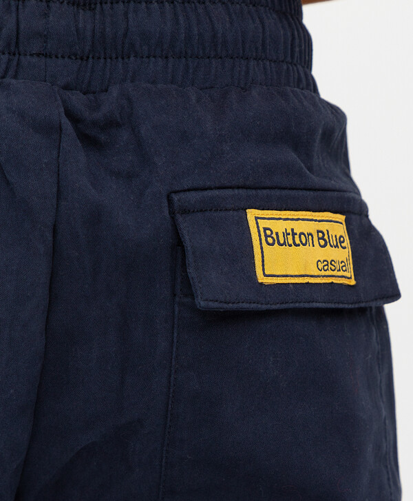 Брюки с карманами из твила Button Blue