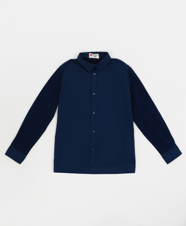 Сорочка синяя Button Blue
