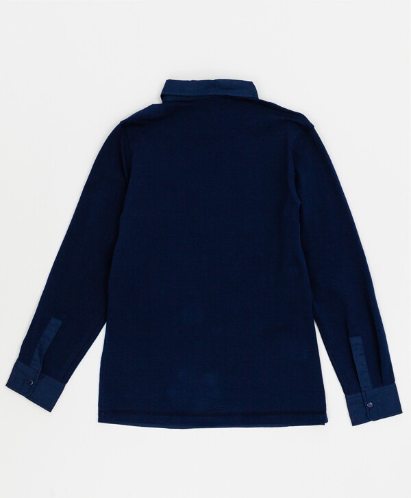 Сорочка синяя Button Blue